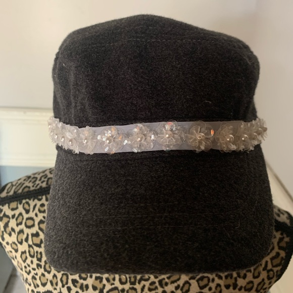 New Cadet Hat With Pearls L/XL - Picture 2 of 4
